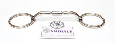 AMIDALE SPORTS Amidale Equestrian bequemes Fass lose Ring Pferd Trense Gebiss neu mit Etikett