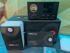 HiFi Valve Tube Preamp 4-way Audio Switcher Box Splitter Headpone Amp w/VU Meter