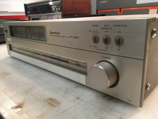 RARE Vintage Hitachi FT-4000 AM FM Stereo Tuner Silver Face - Made Japan 63343