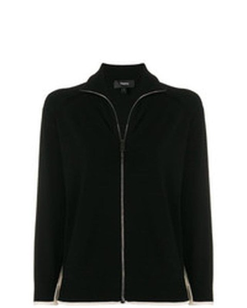 Women J.Lindeberg Sweater Black Merino Wool 36 / S