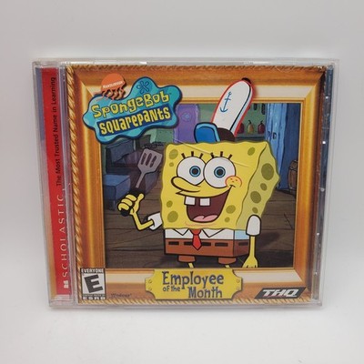 SpongeBob SquarePants Employee Of The Month (PC, 2002) Tested And Working