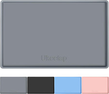 34"X22"Extra Thick Waterproof Silicone Mat with Raised Edge Under Sink