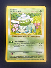 1999 bulbasaur pokemon card value TCG Graded Card: Shadowless English #044 PSA 10 Vancity CJ Trading Cards you may remove 1 damage counter from Bulbasaur. Bulbasaur Perforated (1) 1999 Pokemon