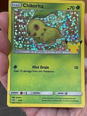 chikorita pokemon card value mcdonalds E 003/018 McDonald's Promo NM-EX Japanese v035 Chikorita 003/018 McDonald's Pokemon-E Minimum