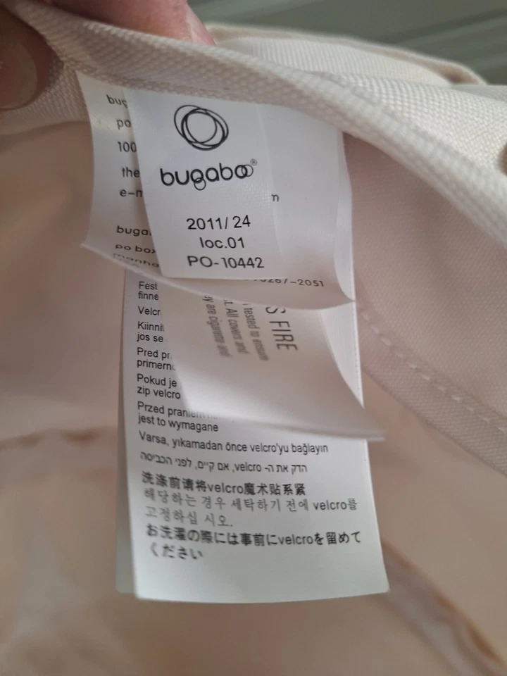 Bugaboo Donkey Sun Canopy - Cubierta de pantalla blanca apagada  Foto 4 de 4