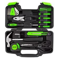TOOLS 39-Piece Home Hand Tool Kit for Household Repairs, Home, Office, Apartm...