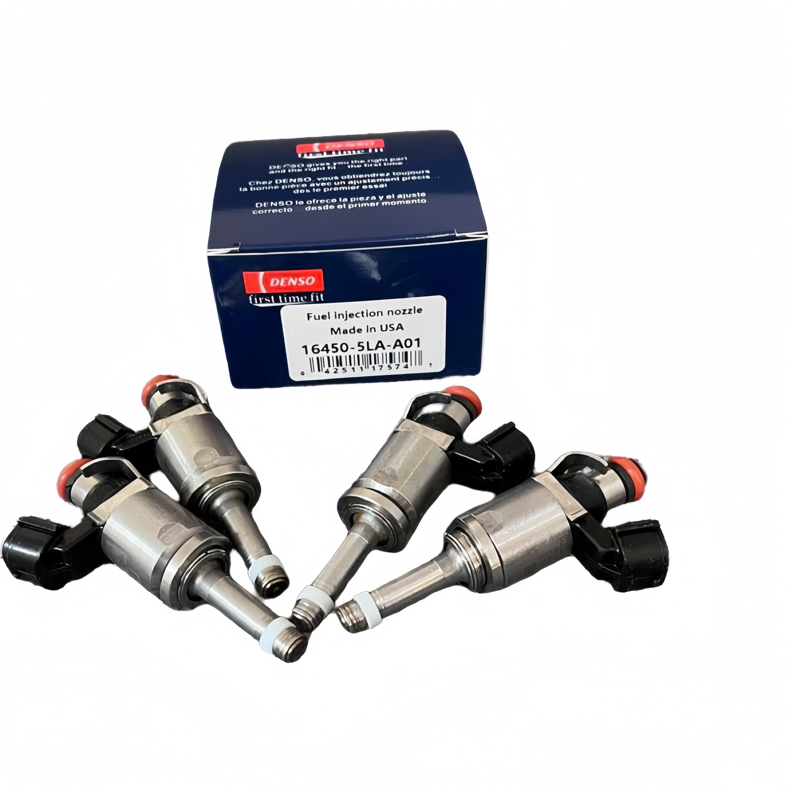 4x Denso Fuel Injectors 16450-5LA-A01 For Honda Accord CR-V Acura TLX 13-17 2.4L