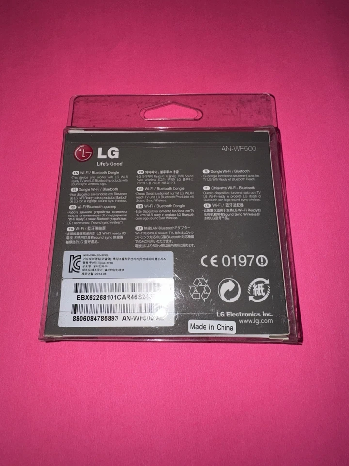 DONGLE BLUETOOTH ORIGINAL LG WI-FI AN-WF500 NUEVO PRECINTADO ANWF500 Foto 3 de 3