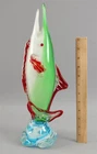 Vintage Italian MURANO Hand-Blown Art Glass SWORDFISH Fish Sculpture, NR