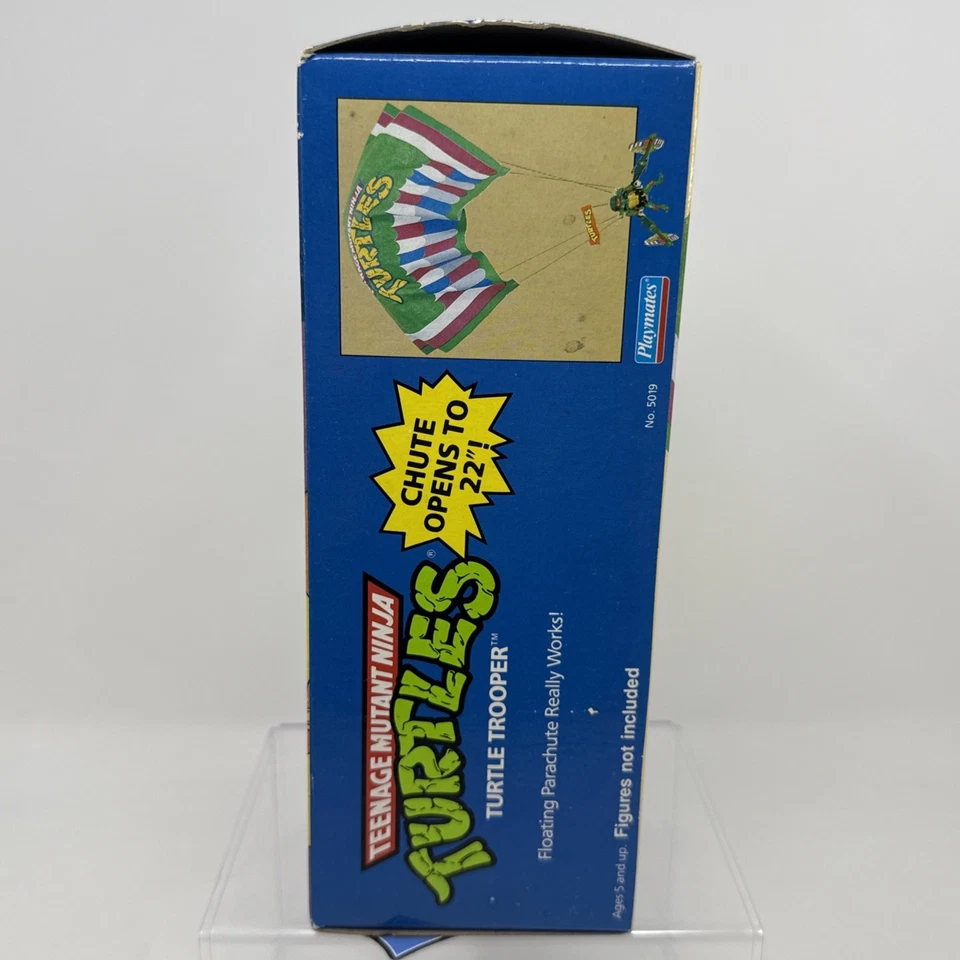 Tortuga Trooper Paracaídas TMNT Teenage Mutant Ninja Turtle 1988 Compañeros de Juego Sellado Foto 4 de 4