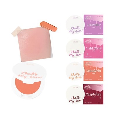 Jovina That s My Jam Cream Blush Moo-Deng Cheek Color Blusher Lipstick Makeup