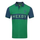 Hexby Classic Pique Polo Shirt - Forest/Navy