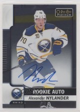 2017-18 O-Pee-Chee Platinum Rookie Autos Alexander Nylander #R-AN Auto 1g4p