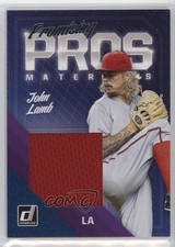2018 Panini Donruss Promising Pros Materials John Lamb #PPM-JO v9t