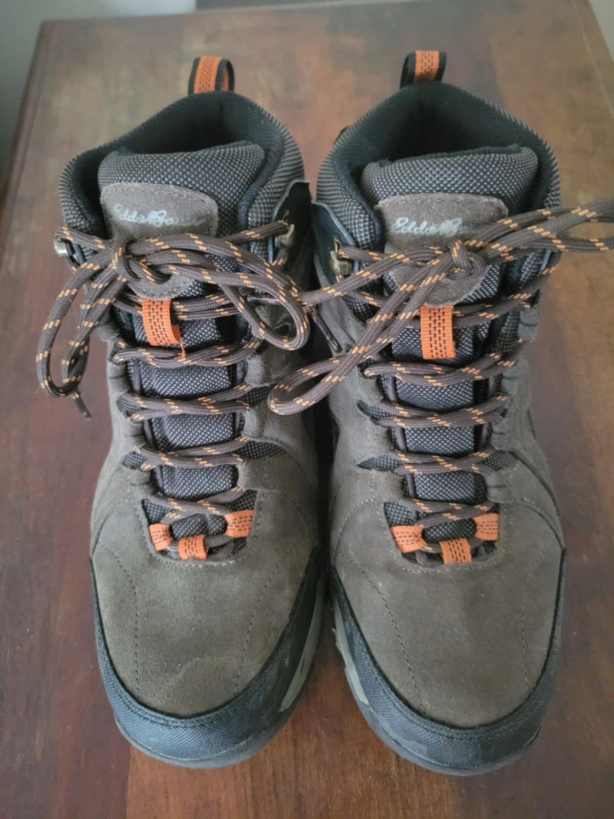 EUC Eddie Bauer Men's Harrison Hiking Boots Waterproof Men 8.5 Chore Trail Camp