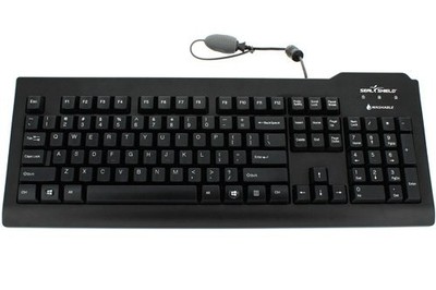 Seal Shield SSKSV208BEFL Waterproof Keyboard USB 105 Key Black