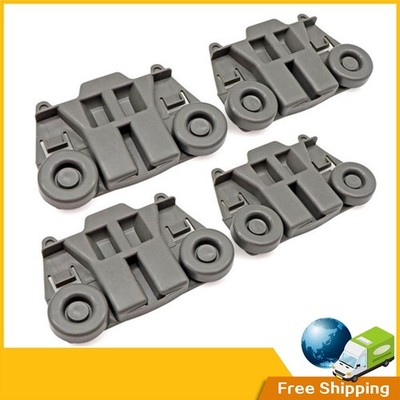 (4 Packs)W10195417 UPGRADED Dishwasher Wheels Lower Rack FITS kenmore whirlpool