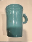 Fiestaware Fiesta Tall Latte Mug Turquoise Teal  Retired