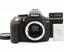  Mint Nikon D5300 24.2MP Digital SLR Camera Black Body Tested From Japan