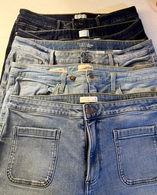 Lot of 5 Women s Jeans Size 18 Blue Sofia Time and Tru Universal Threads