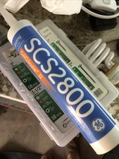 GE GLAZING SILICONE SILGLAZE II SCS2800 BLACK   EXP 7/23 