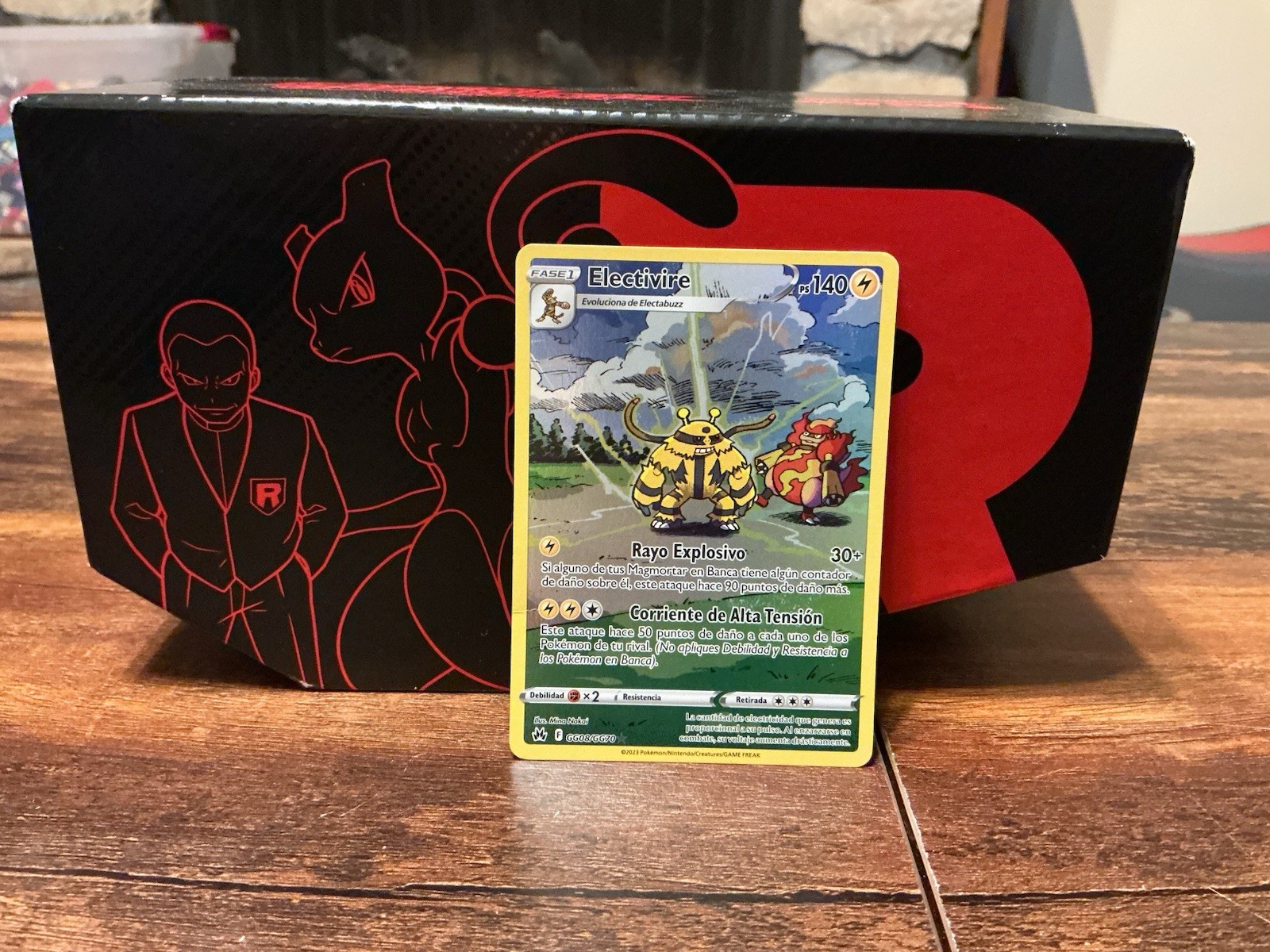 Pokémon TCG Electivire GG08/GG70 Crown Zenith Ultra Rare Full Art Holo NM