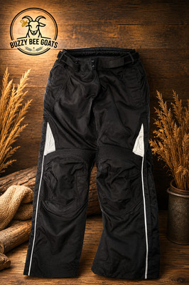 TOUR MASTER VENTURE MOTORCYCLE RIDING PANTS WATERPROOF ARMORED MEN'S BLACK