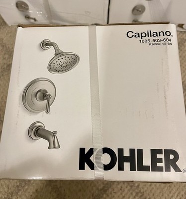 KOHLER Capilano Single-Handle 3-Spray Tub and Shower Faucet in Vibrant Brushed N