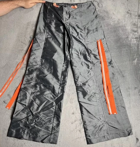 Vintage Buggirl Rave Pants Y2K Size Small Gray NWOT