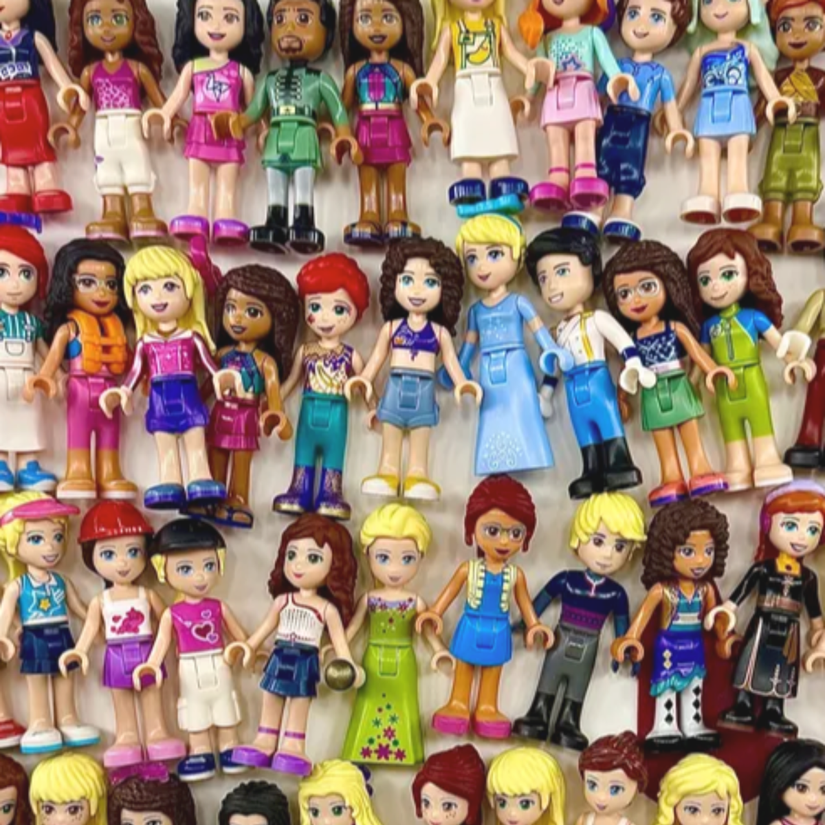 6 LEGO Friends Minifigs Lot Olly Zac Victoria Minifigures Nova