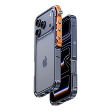 Metal Frame Case For iPhone 17 Pro Max 16 15 Plus Aluminum Alloy Bumper Cover