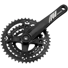 Samox Crankset - 175mm, 9/10-Speed, 44/32/22t, 104/64 BCD, Black AF26-304ASS-175