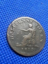 1815 Canada - 1/2 Penny Token ((DIE BREAK)) #1145