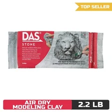 DAS Air Dry Modeling Clay, Stone, 2.2 Pounds