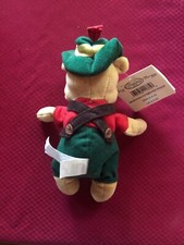 DISNEY STORE OCTOBER FEST POOH 8" DISNEY BEAN BAG PLUSH TOY