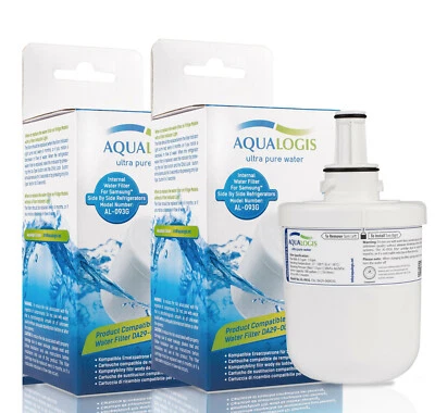 AQUALOGIS 2x AL-093G se adapta al filtro de agua para nevera Samsung DA29-00003G HAFCU1XAA
