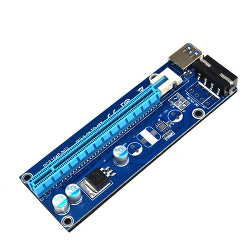 USB 3.0 PCI-E Express 1x to16x Extender Riser Card Adapter SATA 4PIN Power UK - Bild 6 von 14