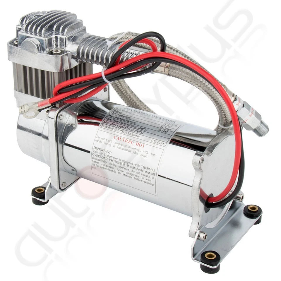 12V 200PSI 1/4" Horn Air Compressor For Train Horns Air Tanks Truck Horns Foto 3 de 4