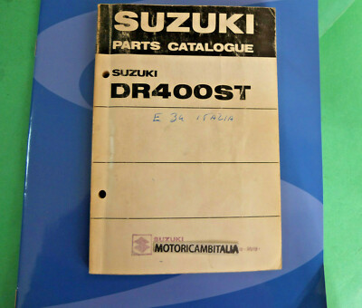 Parts Catalogue Ricambi Moto Demm Sukuki DR 400 DR400 ST Manuale