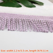 11M Fringe Tassel Trim Upholstery Curtain Sofa Edging Home Decor DIY Sewing