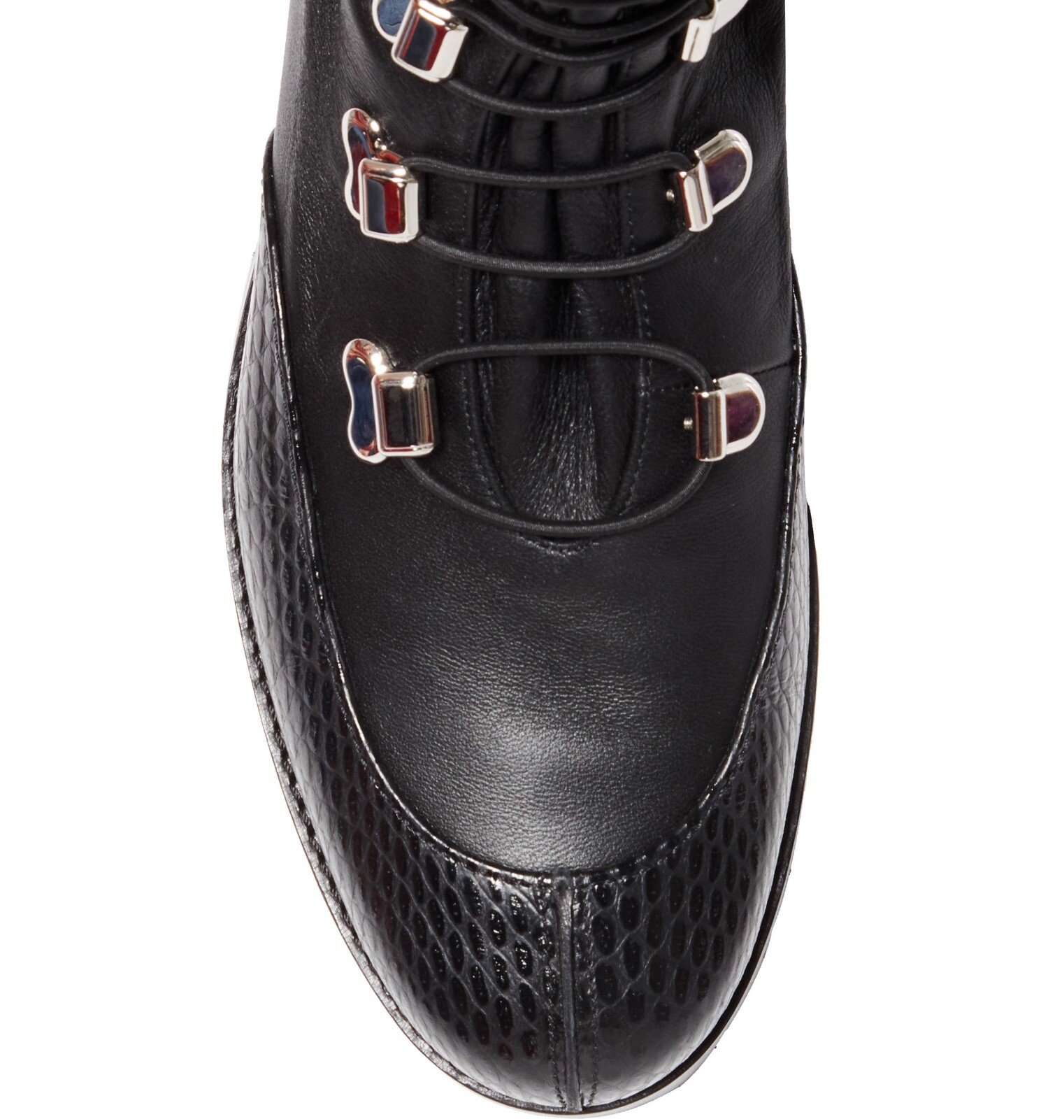 Christian Louboutin Guarda Chain Strap Combat Boots Size 40 New $1395 image 6