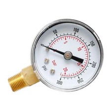 Metal Radial Pressure Gauge for Air Compressor TS-Y40Z8 0-20bar 0-300psi