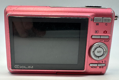 Casio Exilim EX-Z75 Digital Camera 7.2MP Pink W/NEW BATTERY & BOX