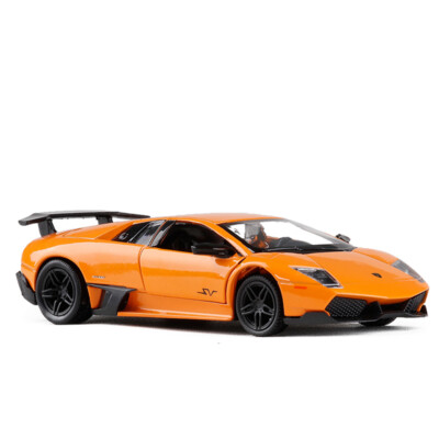 1/36 Lamborghini Murcielago LP670-4 SV Modellauto Die Cast Spielzeug Kind Orange