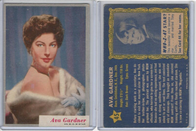 1953 Topps, Who-Z-At Star?, #45 Ava Gardner