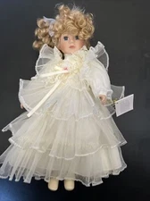 Vtg American SweetHeart Collection Hand Made 17” Porcelain Doll Blythe W/Tag