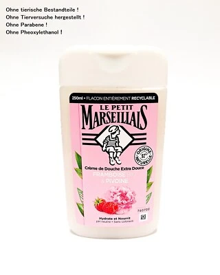 Duschgel Himbeere Pfingstrose Le Petit Marseillais Duschcreme 250ml Frankreich