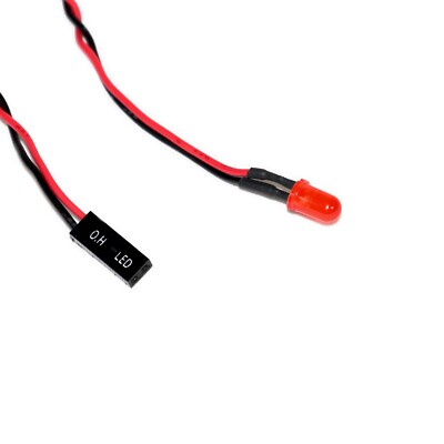 HDD rot LED Power LED Kabel für PC Computer Motherboard Gehäuse 2Pin, 90cm lang