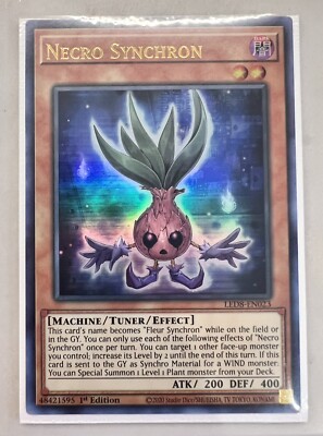 Yugioh! 1x Necro Synchron LED8-EN023 Ultra Rare - 1st ed NM