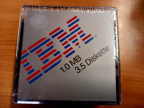 FLOPPY DISK IBM 1.0 MB 3.5 DISKETTE CONFEZIONE DA 10 PEZZI